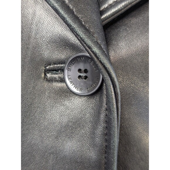 Vintage Wilson’s Leather Womens Jacket Black Size Medium Pelle Studio - Picture 4 of 13